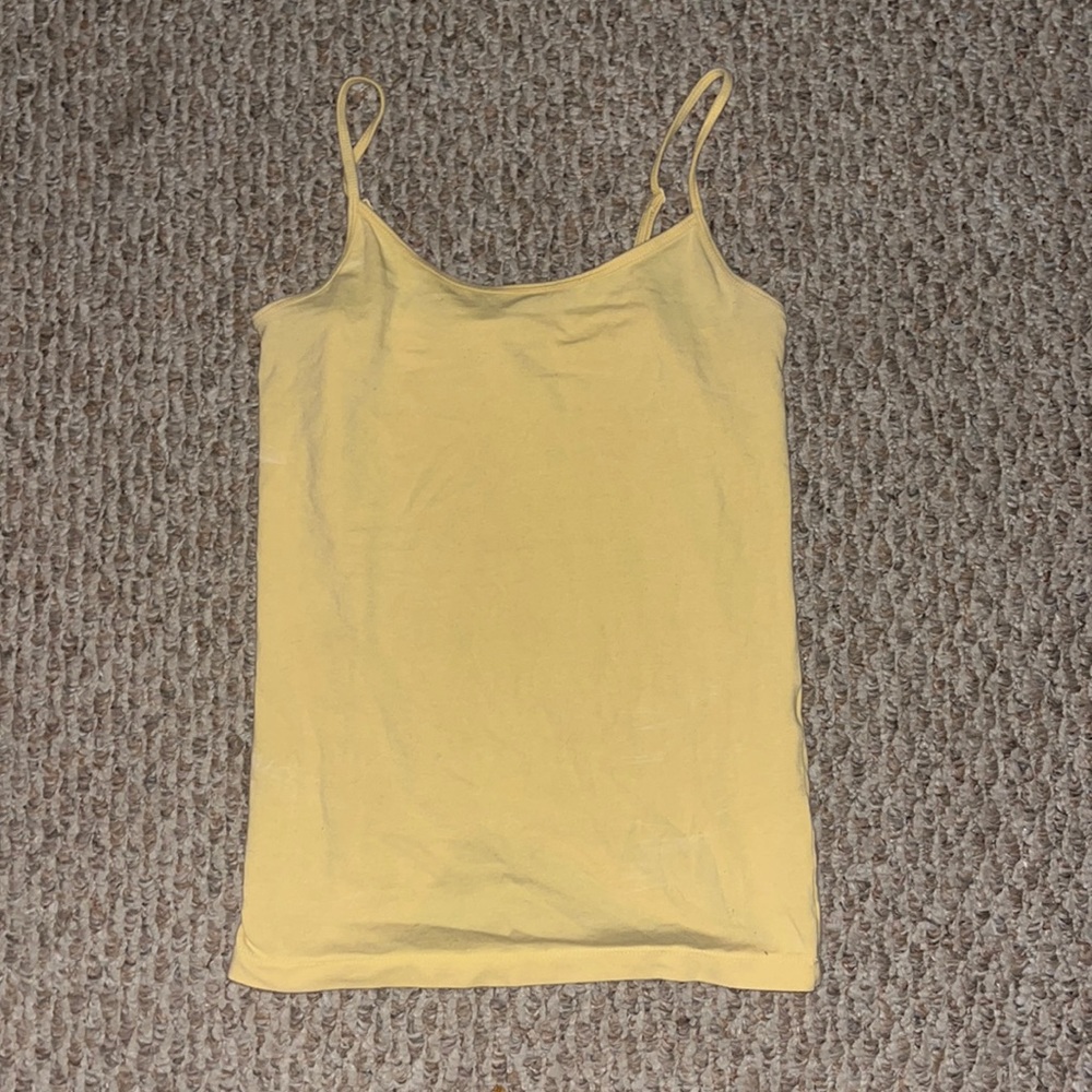 Yellow Forever 21 Tank Top size M